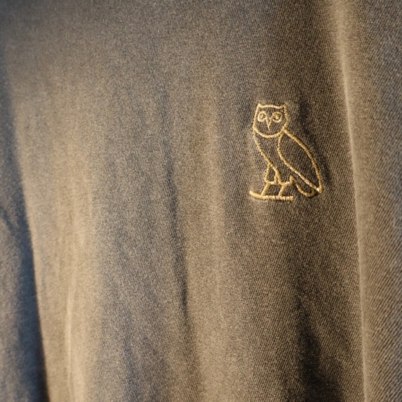OVO October’s Very Own Long Sleeve Tee Washed Black - Picture 3 of 4